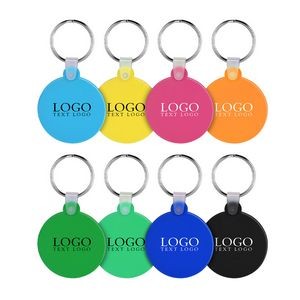 Classic Silicone Round Soft Key Tags