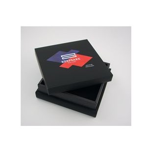 Custom Printed Full Color 2-Piece Soft Touch Luxury Gift Box - 4x4x2
