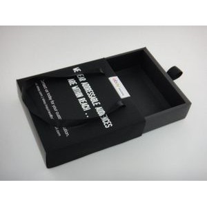 Custom Printed Full Color Slider Soft Touch Luxury Gift Box - 4x4x2