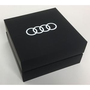 Custom Printed Full Color 2-Piece Soft Touch Luxury Gift Box - 8x8x2
