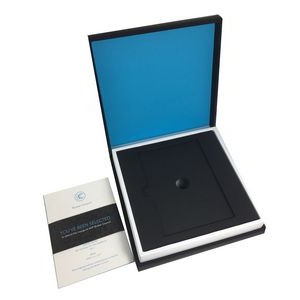 Custom Printed Full Color Hinged Soft Touch Luxury Gift Box - 6x6x2