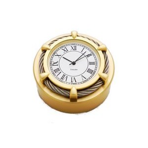 Chelsea Clock Cable Bezel Paperweight Clock