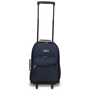 Everest Wheeled Backpack, Small, Navy Blue