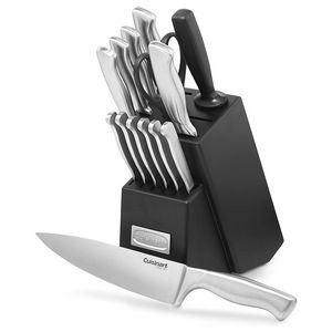 Cuisinart Stainless Steel Hollow Handle 15 Piece Cutlery Block Set