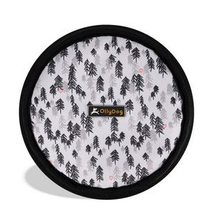 OllyDog® Flyer Disc, Tree Hugger White/Black