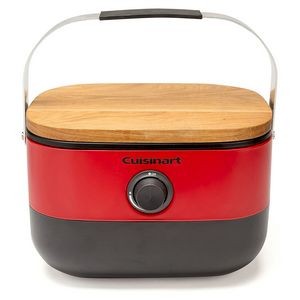 Cuisinart Outdoors Venture Portable Gas Grill, Red/Black