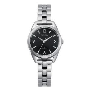 Citizen Ladies' Eco-Drive Watch, Stainless Steel, Black Dial