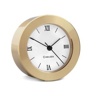 Chelsea Clock Duxbury Desk Clock, Brass
