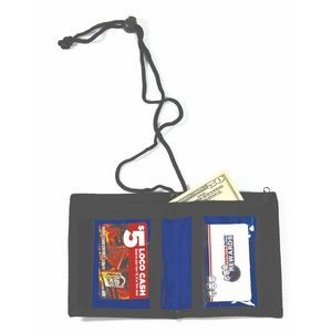 Mannitok® Bi-Fold Neck Wallet/Badge Holder Tote