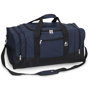 Everest Navy Blue/Black Sporty Duffel Gear Bag