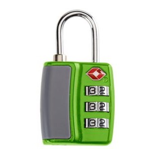 Smooth Trip Travel Gear by Talus® TSA Accepted Combination Luggage Lock, Green