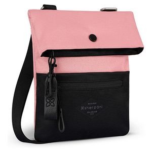 Sherpani® Pica Small Crossbody Handbag, Pink/Black