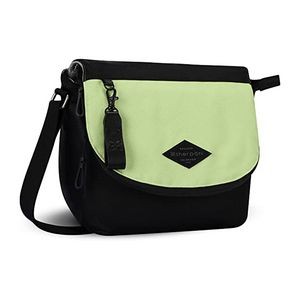 Sherpani® Milli Crossbody Handbag, Black/Butterfly Green