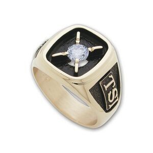 Ultima Series Men's All Metal Ring (Up to 50 Point Stone)