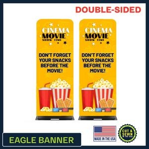 Eagle 36" W x 90" H | Double-Sided Graphic and Hardware Package - Made in the USA