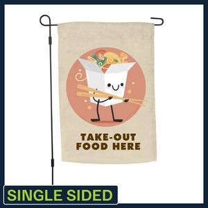 Single Sided Garden Flags (12" W x 18" H) with Hardware
