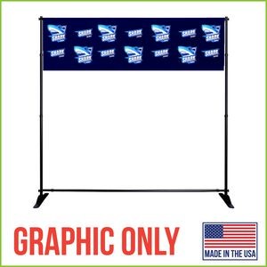 8' x 2' Mighty Banner Fabric Graphic Only - Made in the USA
