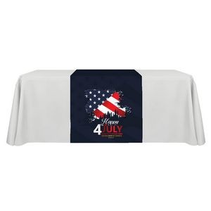 30" x 84" Table Runner Polyester Full Color Dye Sublimation - Made in the USA