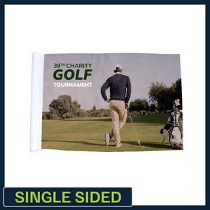 Golf Flag | 14"H x 20"W - Single Sided w/ Tube