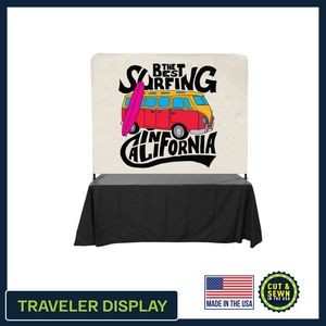 8' Traveler Tabletop Full Wall Banner Display Kit - Made in the USA