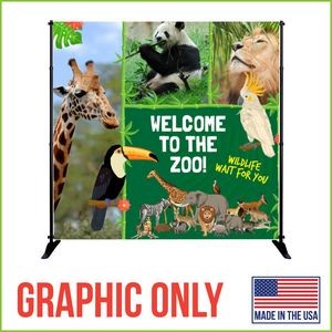 8' x 8' Mighty Banner Fabric Graphic Only - Made in the USA
