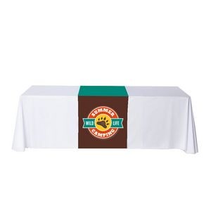 24" x 63" Table Runner Polyester Full Color Dye Sublimation - Made in the USA