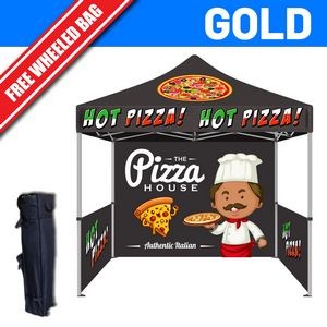 Gold Event Package - 10' Tent, Sidewalls, and Backwall