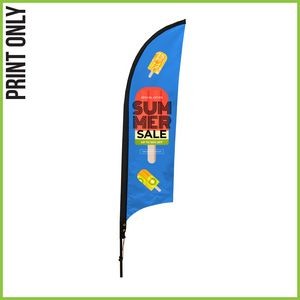 7' Shark Flag - Single Sided Print Only - X-Small - Made in the USA