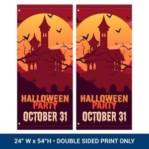 24" W x 54" H Avenue Banner - Double Sided Print Only - Made in the USA