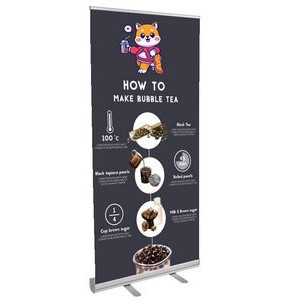 36" Econo Retractable Banner (Graphic & Hardware Package) - Printed in the USA