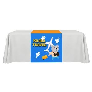 30" x 72" Table Runner Polyester Full Color Dye Sublimation - Made in the USA