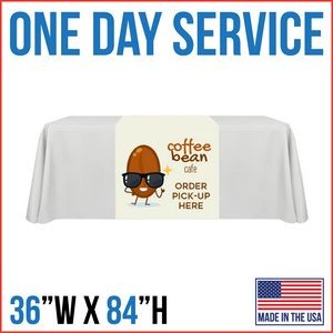 Rush 1 Day Service | 36"W x 84"L Table Runner - Made in the USA