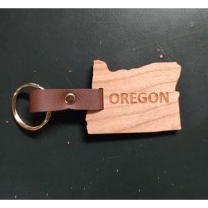 2" - Oregon Hardwood Keychains