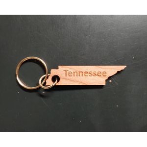 2" - Tennessee Hardwood Keychains