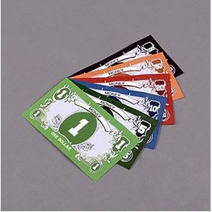 2" x 3.5" - Customizable Paper Game Money - 21 Pieces