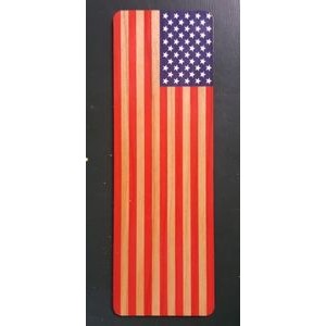 2" x 6" - American Flag Hardwood Bookmarks