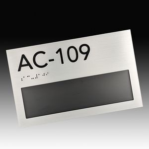 6" x 6" - Customizable ADA Slider Sign