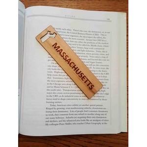 1.5" x 6" - Massachusetts Hardwood Bookmarks