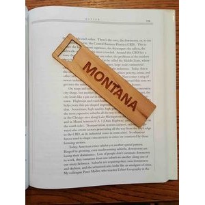 1.5" x 6" - Montana Hardwood Bookmarks