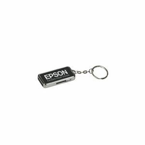 .75" x 1.5" - 8GB Metal USB Flash Drive with Keychain