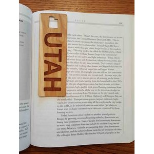 1.5" x 6" - Utah Hardwood Bookmarks