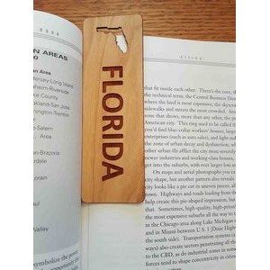 1.5" x 6" - Florida Hardwood Bookmarks