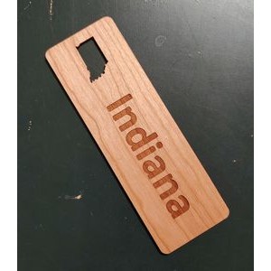 1.5" x 6" - Indiana Hardwood Bookmarks