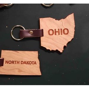 2" - Ohio Hardwood Keychains