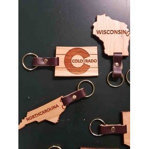 2" - Colorado Hardwood Keychains