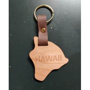 2" - Hawaii Hardwood Keychains