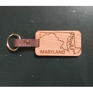 2" - Maryland Hardwood Keychains