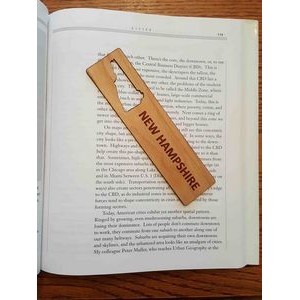 1.5" x 6" - New Hampshire Hardwood Bookmarks