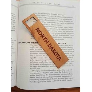 1.5" x 6" - North Dakota Hardwood Bookmarks