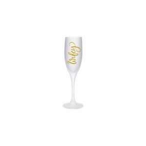 6 oz Frosted Champagne Glass